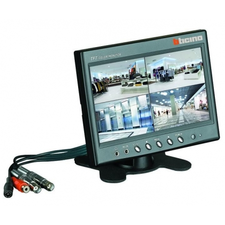 Bticino 391419| Monitor Videosorveglianza LCD 7 Pollici